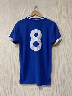 CHELSEA 80s HOME FOOTBALL SHIRT SOCCER JERSEY SCORE DRAW sz M MEN