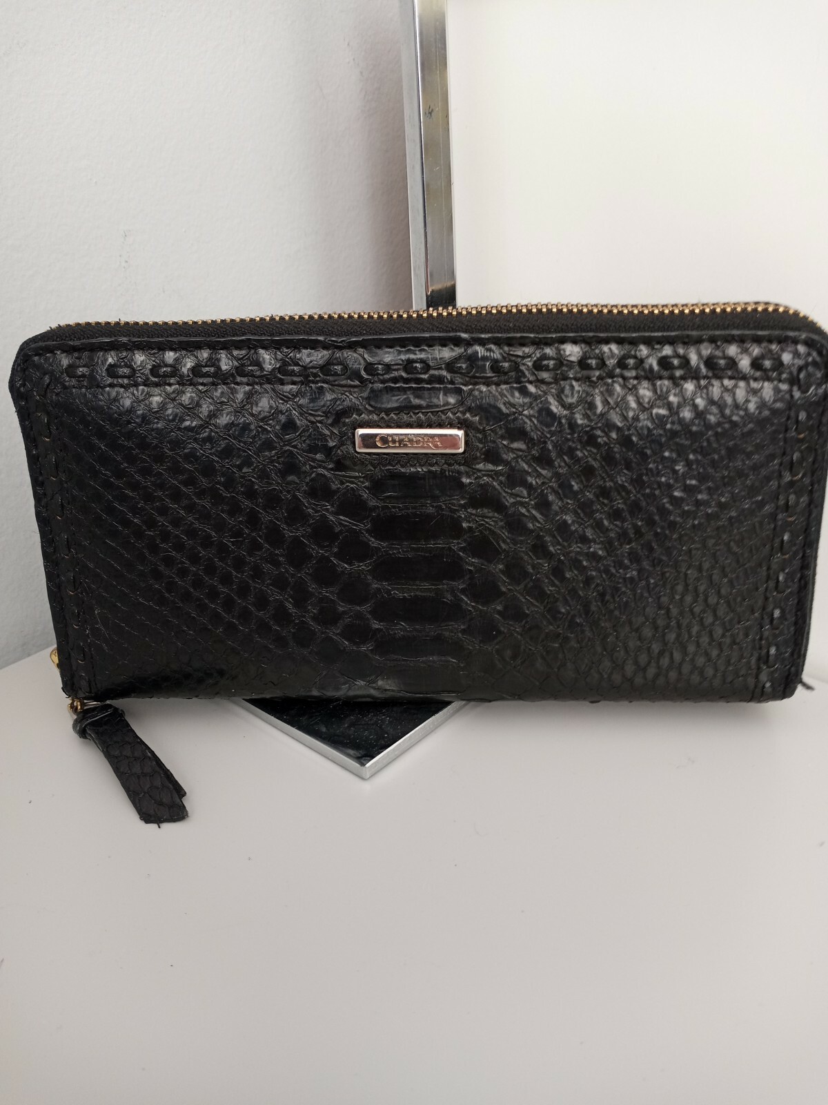 Cuadra Python Leather Wallet Hand Made In Mexico - image 7