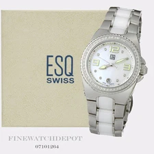 Authentic Ladies ESQ Swiss Stainless Steel Bali Watch 07101264