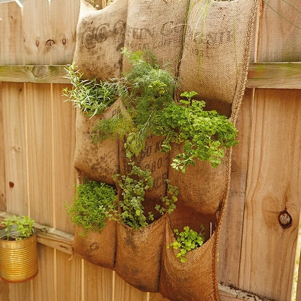 Burlap garden bags clearance