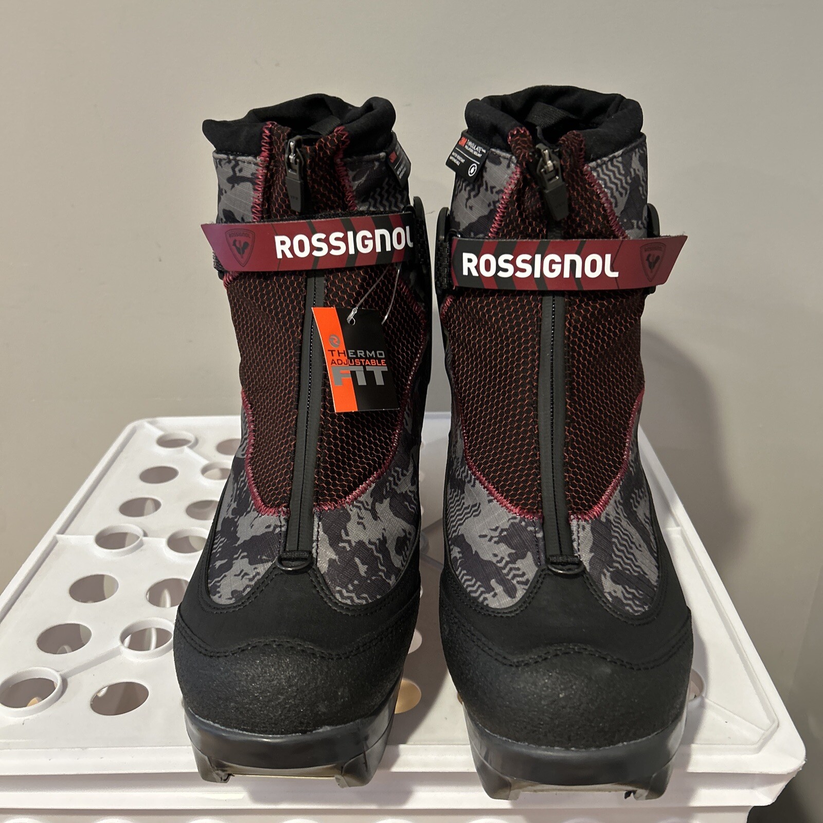 SALOMON Stivali da sci Rossignol da uomo BC X 6 Nordic XC nuovi taglia 43 #3394