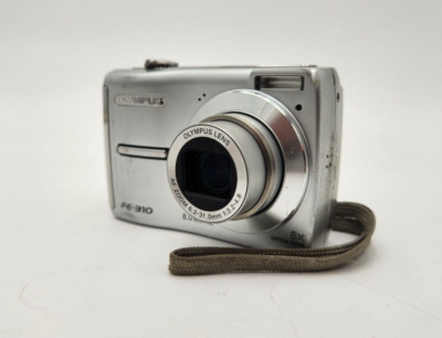 Olympus FE-310 8.0MP Compact Digital Camera Silver Tested