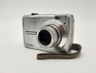 Olympus FE-310 8.0MP Compact Digital Camera Silver Tested | eBay