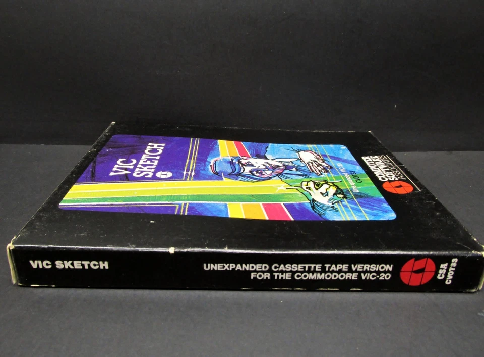 VIC SKETCH, VIC-20 Cassette, Computer Software Associates 1983, CIB, Never Used - Image 3 of 4
