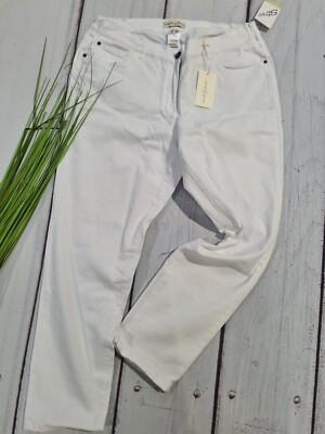 Hose Jeans Janet und Joyce weiß Damen Übergröße 48 bis 52 (2 149) NEU