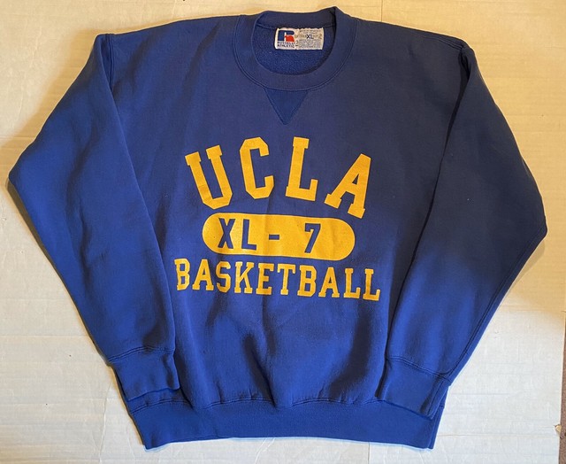 Vintage 80s Ucla Bruins Team Issued Basketball Sweatshirt USA Mitchell