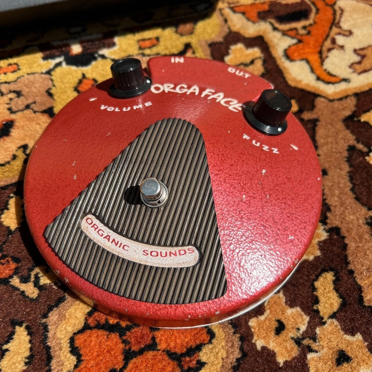 Organic Sounds Orga Face SI '66 Red Silicon Custom Fuzz Face Pedal