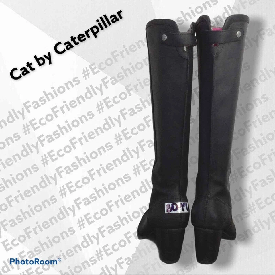 Botas impermeables Cat/Caterpillar Coretta negras para mujer talla 8,5 Foto 3 de 4