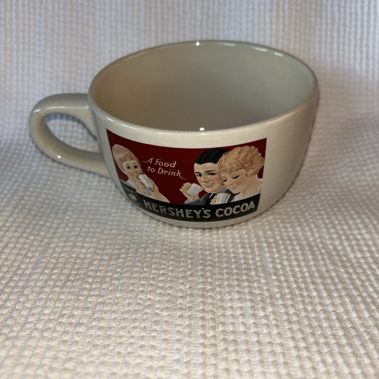 Hershey Cocoa Ceramic Mug Houston Harvest Design Coffee Cup  