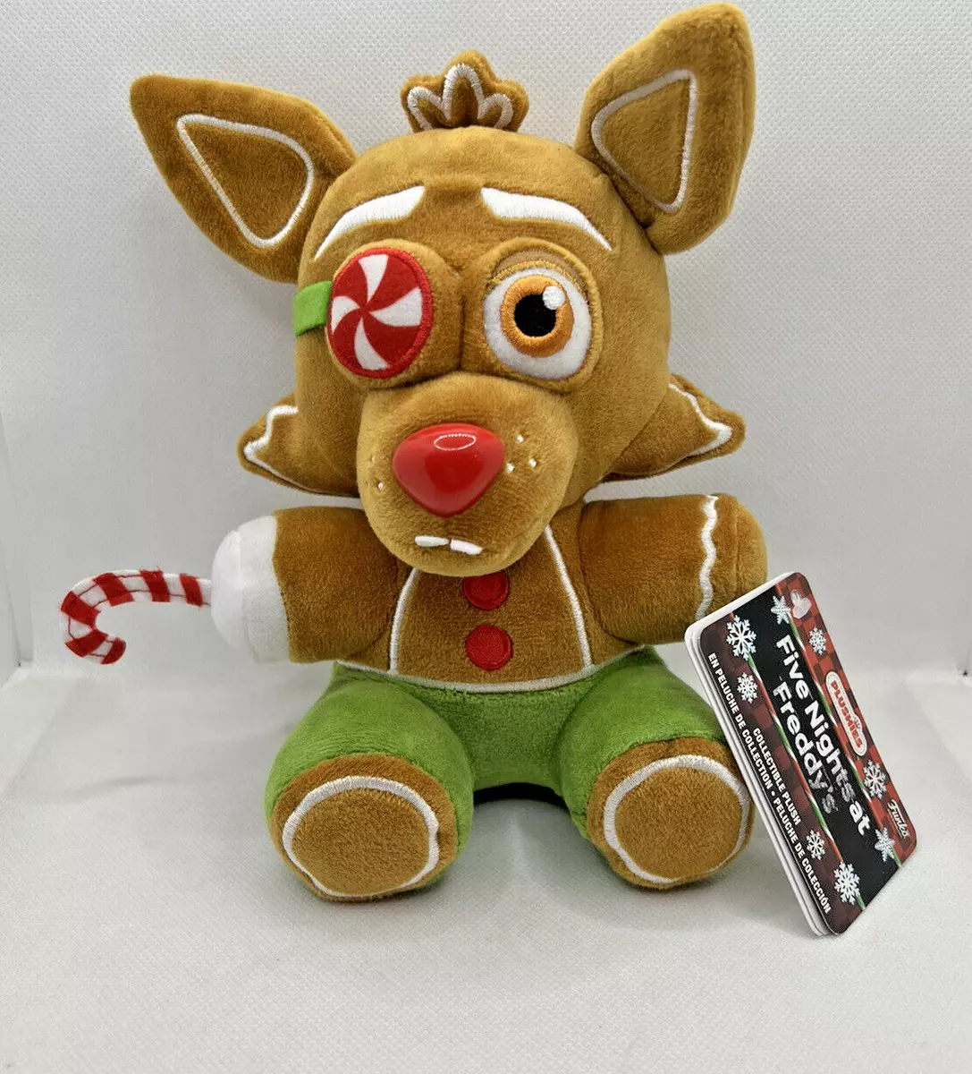 Five Nights At Freddys FNAF Holiday Gingerbread Foxy Plush Soft