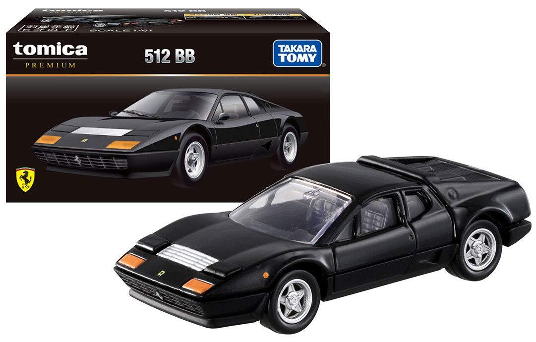 tomica super bit char-gフェラーリ512BB新品未使用 Takara Tomy Mall Original Tomica Premium 512 BB Black Minicar