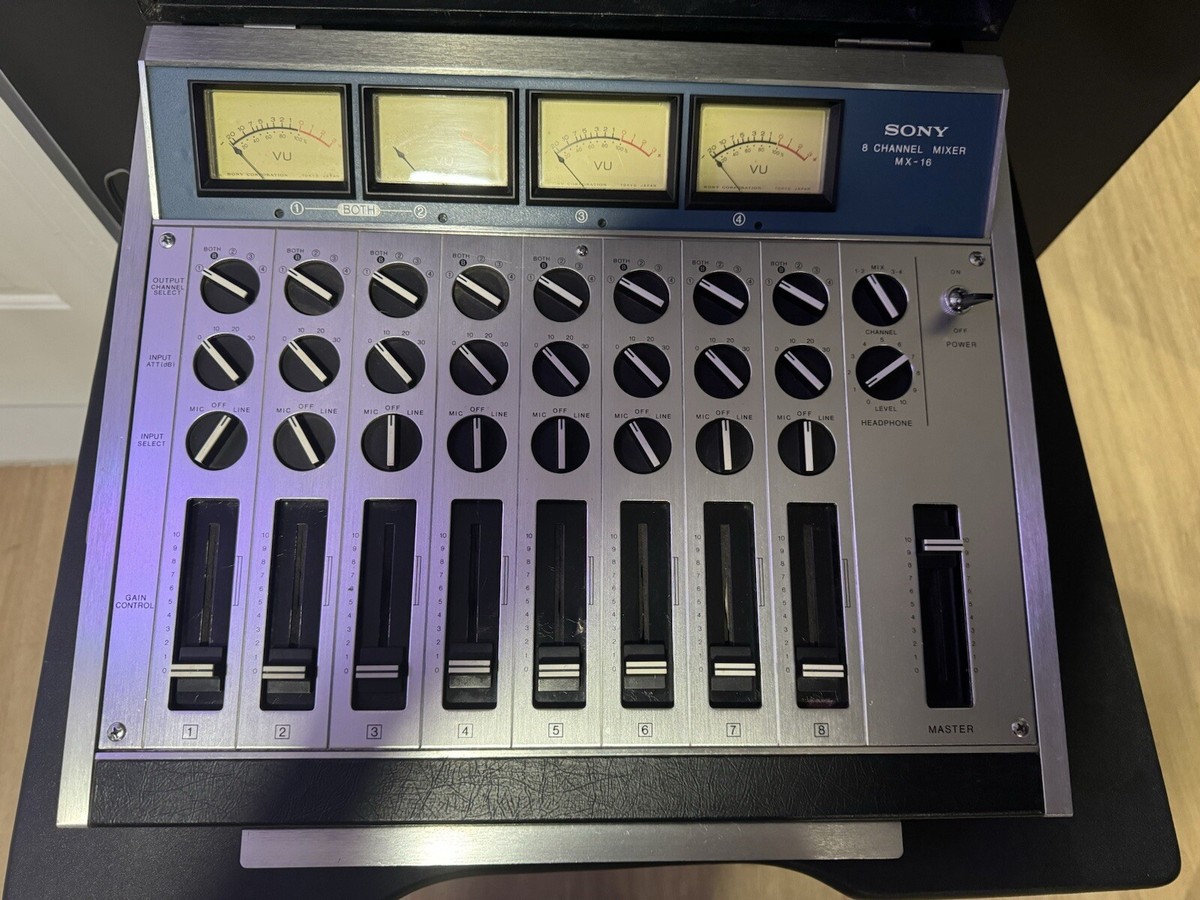 Sony 8 Channel Mixer M X 16 | eBay