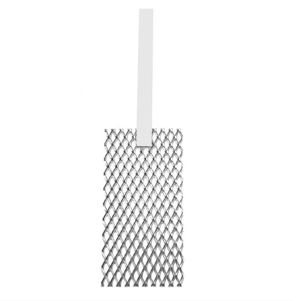 Geplatineerde titanium anode, coating anode sieraden rhodium-palladium mesh met handvat, coating tool voor sieraden coating