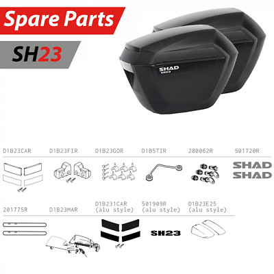 SHAD SH23 Gepäckträgertasche Ersatzteile Motorrad Ersatz Gepäck Schlüssel, Schlösser, Gurte