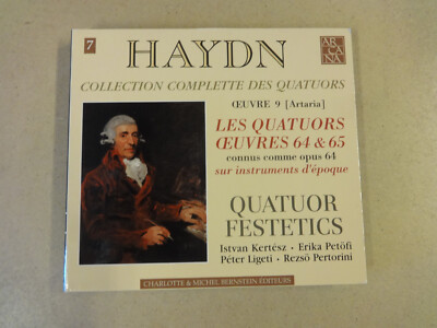 2-CD / HAYDN: LES QUATUORS OEUVRES 64 & 65 - QUATUOR FESTETICS