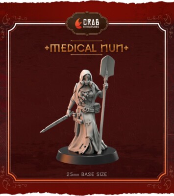 Crab Miniatures Wraith Pilgrims Medical Nun Forbidden Psalm Trench Crusade