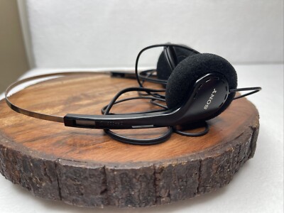 Vintage Sony MDR-006 Headphones Black Over the Ear Headphones