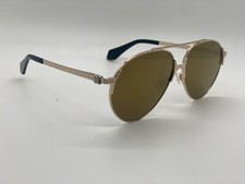 NEW Palm Angels PERI060 7676 Gold Sunglasses 58-12-145mm Comes w/ Full Set