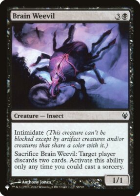 Brain Weevil The List XQX MTG Magic