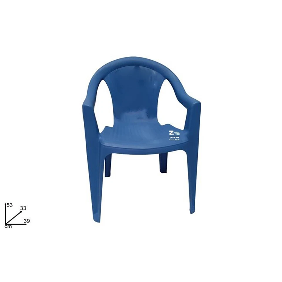 DUESSE SEDIA BABY BIMBO SEDIOLINA PER BAMBINI PLASTICA BLU ART.93882