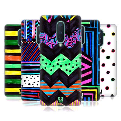 HEAD CASE DESIGNS FARBIGER DOODLE SOFT GEL HANDYHÜLLE FÜR GOOGLE ONEPLUS HANDYS