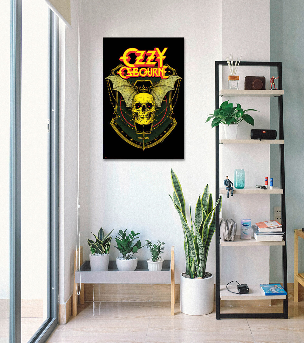 Ozzy Osbourne - Music Poster (Skull) (Size: 24
