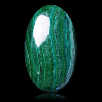 Pierre Malachite 61.80 Carats - Cabochon Vert D'Afrique - Neuf Sans Emballage