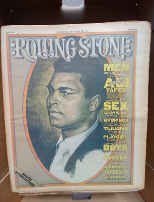 Rolling Stone Magazine #197 October 9, 1975 Muhammad Ali RX, Mick Jagger, Frazer