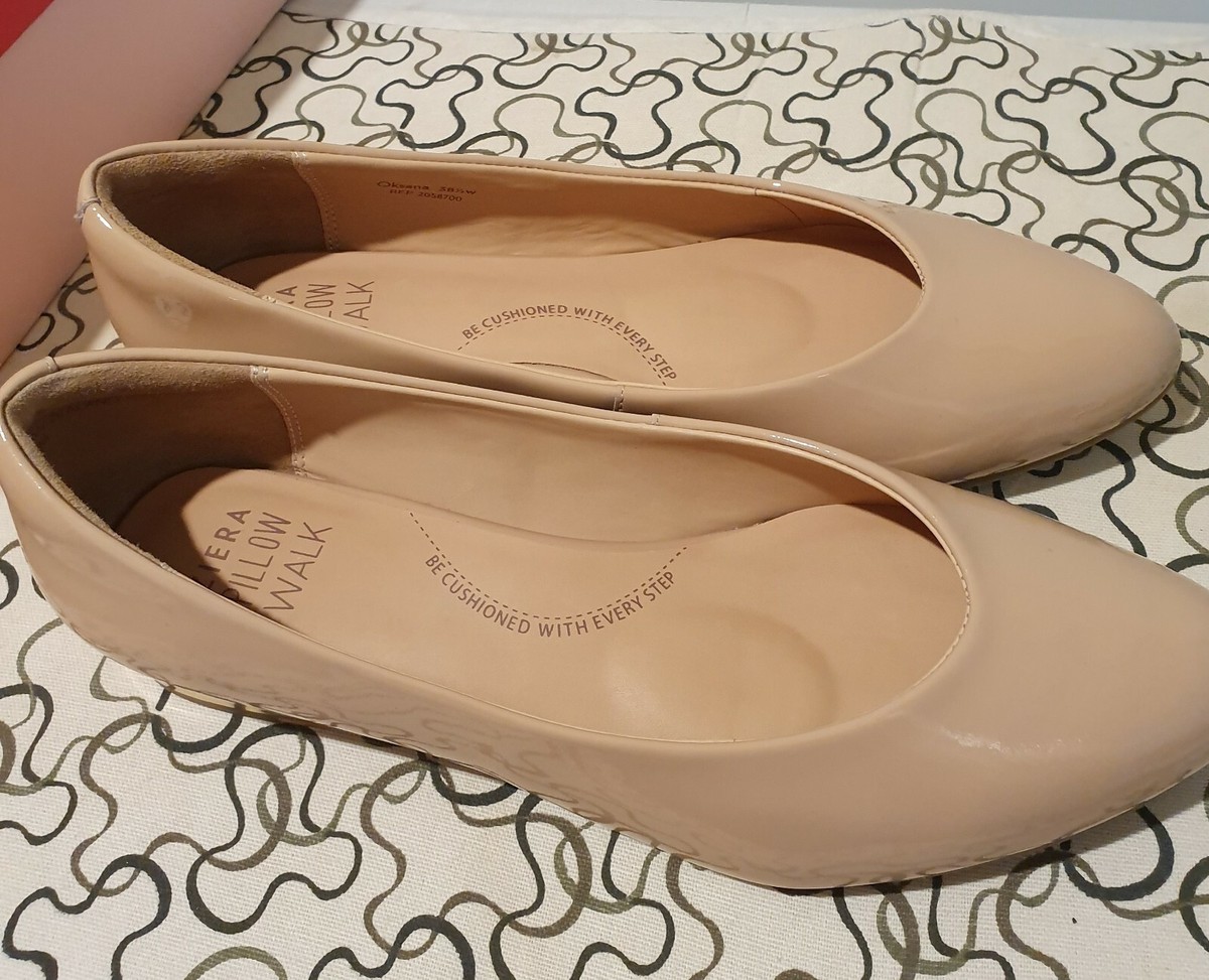 Ziera Oksana Nude Patent Flats