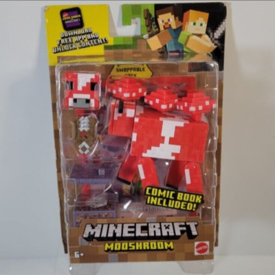 Minecraft Comic Maker MOOSHROOM Mushroom Cow  3.25'' Action Figure GGP97 2019