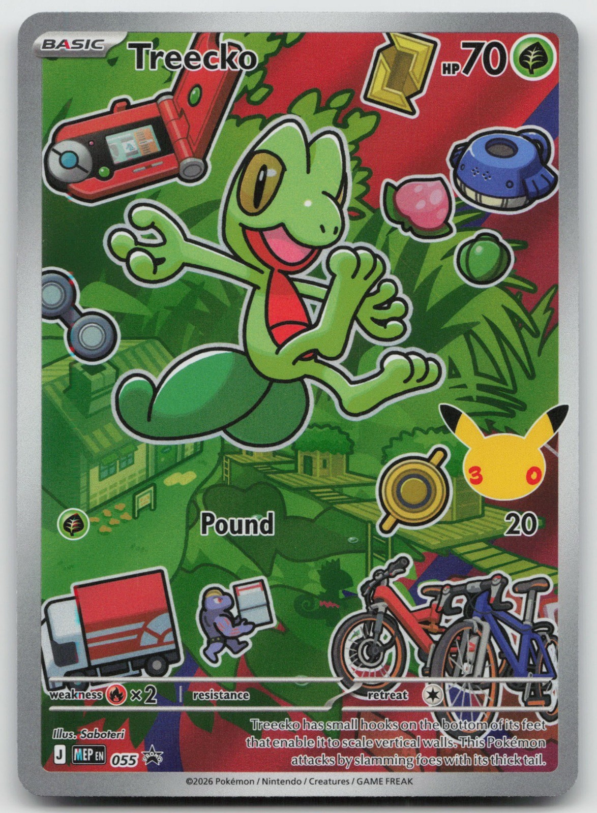 Treecko - Promo Holo ME: Mega Evolution MEP055 NM