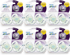 Philips Avent Green Apple Pacifier 6 Pack SCF151/04 Newborn Bulk Set