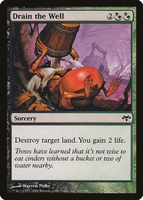 Drain the Well (121) Eventide EVE MTG Magic
