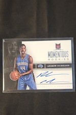 2012-13 Panini Momentum - Momentous Rookies Autographs Andrew Nicholson #28 (AU,