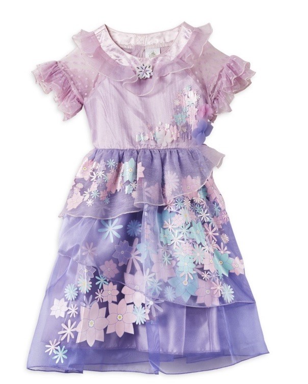 Vestido Disfraz Disney Store Isabela Encanto Niñas, Talla 9-10 Años