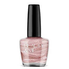Beauty & Me Candy Two Tone Metallic Light Pink Nail Polish 12ml