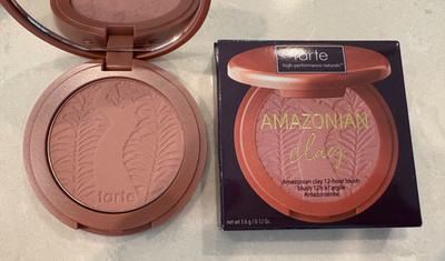 New in Box Tarte Amazonian Clay 12-Hour Blush EXPOSED Buffed Mauve