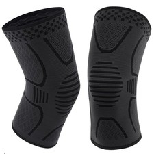 2 Pack Copper Knee Brace Knee Compression Sleeves Support for Working Out Sports