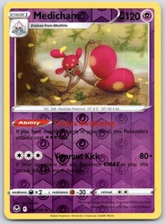 Medicham 073/195 Silver Tempest Reverse Holo