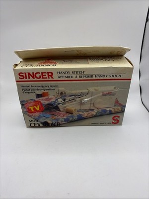 Open Box VINTAGE SINGER HANDY STITCH SEWING MACHINE  MODEL CEX300KB W/ MANUAL