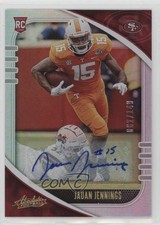 2020 Panini Absolute Rookie Signatures Spectrum 62/149 Jauan Jennings Auto 6fs