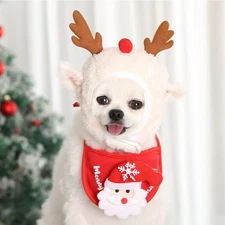 Dog Christmas Costume Decoration Autumn Winter Stylish Cute Christmas Cat