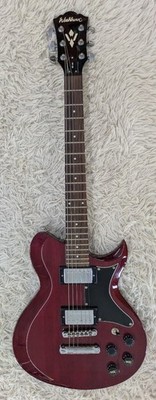 2005 Washburn WI-64 Idol Electric Guitar   Cherry Red   Set Neck   with Gi