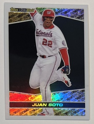 2021 Topps Chrome Baseball #BGC-2 Juan Soto Black Gold Insert
