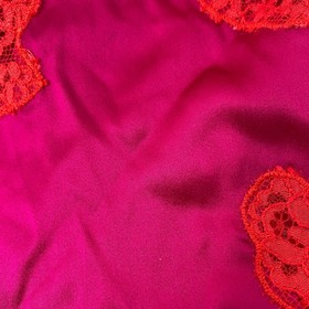 Agent Provocateur Novah Fuchsia Red Silk Slip AP3 Medium