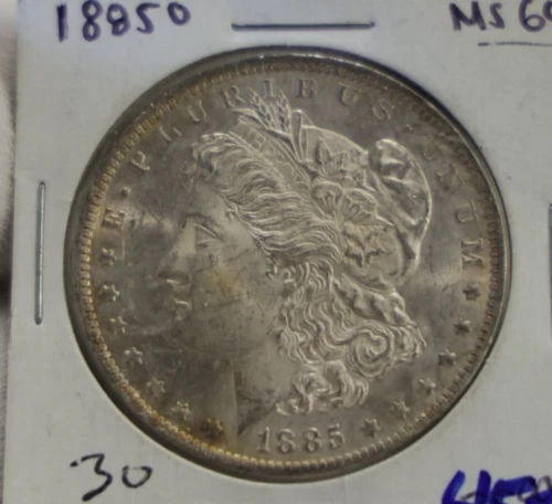 1885 O US Morgan Silver Dollar $1 Unc