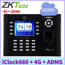 ZKteco iclock660 4G ADMS Fingerprint Time Attendance Access Control Color Screen