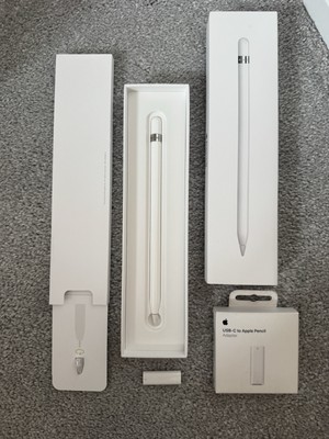 Apple Pencil 1st Generation Includes extra tip and USB-C to iOS