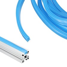 3 Meter 8mm f&uuml;r 20er Serie Aluminiumprofil Nutabdeckung Dichtung, Blau