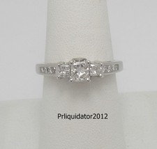 1CT Natural Diamond Engagement Anniversary Wedding Bridal Ring 14K White Gold